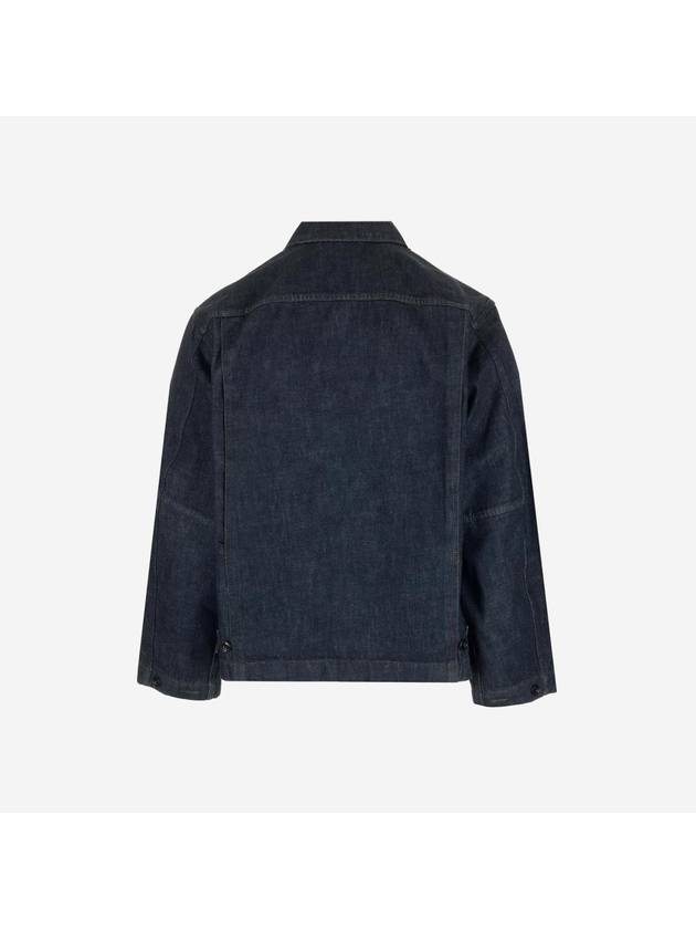 Boxy Denim Jacket Indigo - LEMAIRE - BALAAN 3