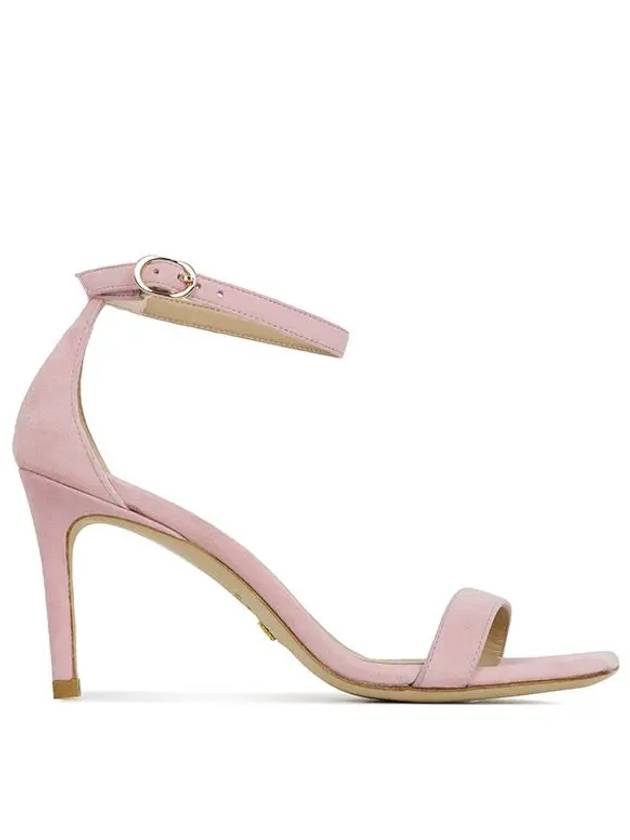 Ballet NUNAKED Curve 85 Suede Sandals Heel SE134 SUE - STUART WEITZMAN - BALAAN 4