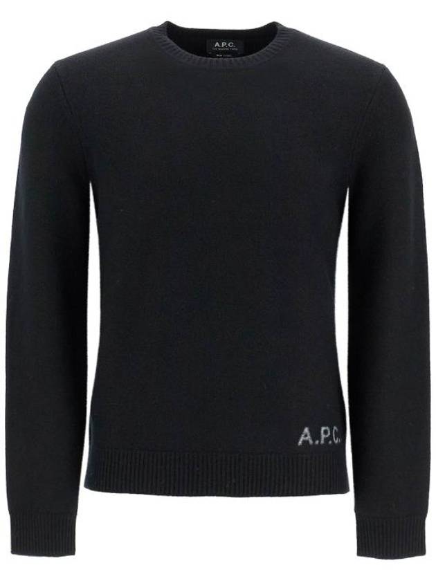 Edward Intarsia Knit Top Black - A.P.C. - BALAAN 1