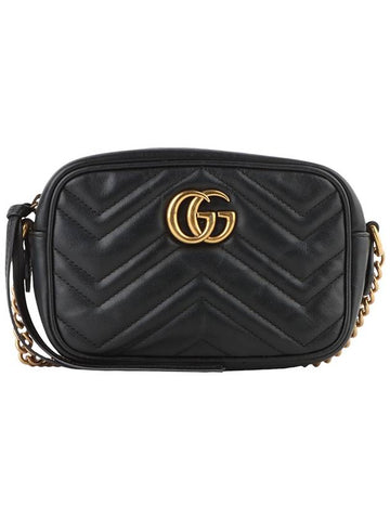 448065 GG Marmont Matelasse mini cross bag 33505 1 - GUCCI - BALAAN 1