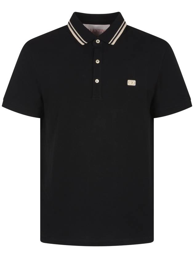 Valentino T-shirts and Polos Black - VALENTINO - BALAAN 1