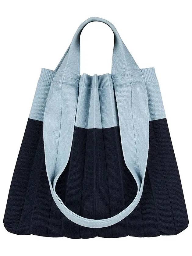 Two way shopper tote bag navy - PLEATSMAMA - BALAAN 7