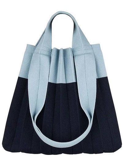 Two way shopper tote bag navy - PLEATSMAMA - BALAAN 2