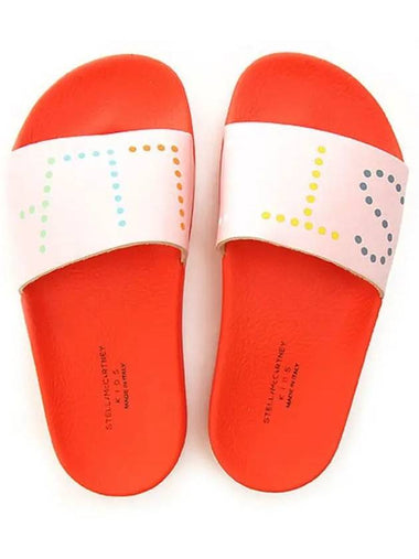 Kids Women Dot Logo Slippers 602689 SQD11 5563 - STELLA MCCARTNEY - BALAAN 1