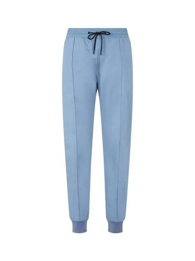 Logo Cuff Pintuck Jogger Pants Blue 271140 - PAUL SMITH - BALAAN 1