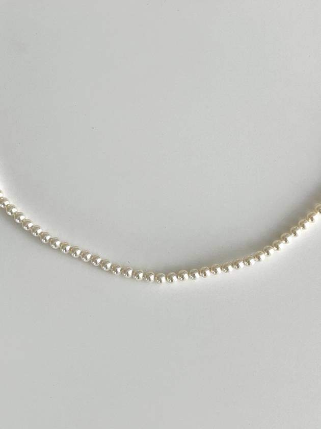 Classic Pearl Necklace 3mm Classic Pearl Necklace - ELYONA - BALAAN 4