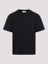 Small Heart Logo Short Sleeve T-Shirt Black - AMI - BALAAN 2