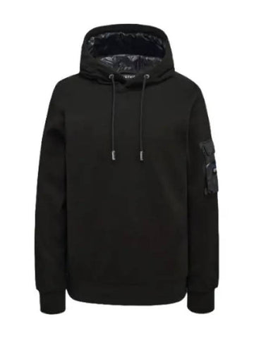 Cavazzo Black Hooded Sweatshirt Hoodie - DUVETICA - BALAAN 1