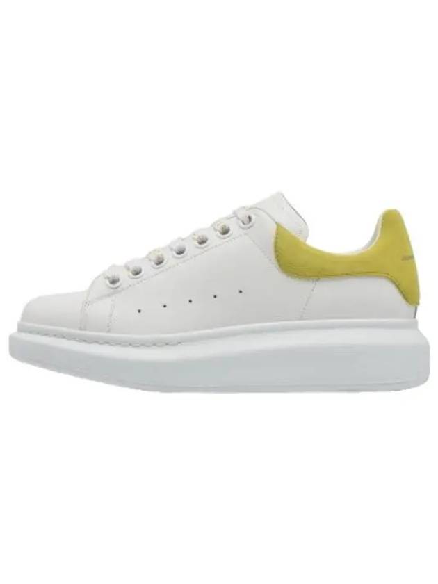 Oversized Yellow Tab Sneakers White - ALEXANDER MCQUEEN - BALAAN 1