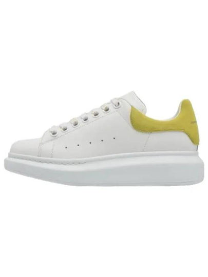 Larry Leather Low Top Sneaker White Lime - ALEXANDER MCQUEEN - BALAAN 2