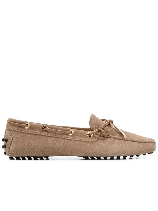 Gommino Suede Driving Shoes Beige - TOD'S - BALAAN 2