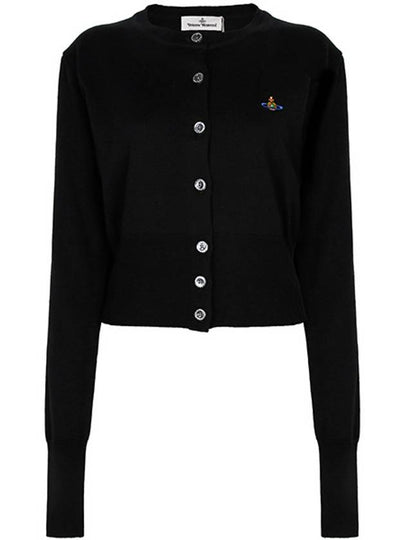 Bea Cropped Cardigan Black - VIVIENNE WESTWOOD - BALAAN 2