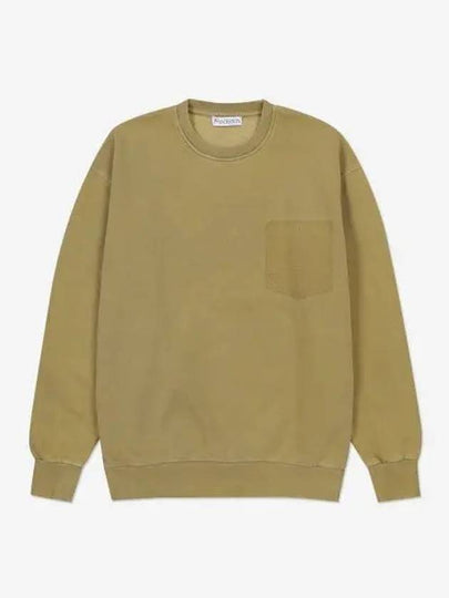 Pocket Cotton Sweatshirt Mustard - JW ANDERSON - BALAAN 2