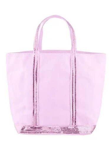 Canvas M Cabas Tote Bag Pink - VANESSA BRUNO - BALAAN 1