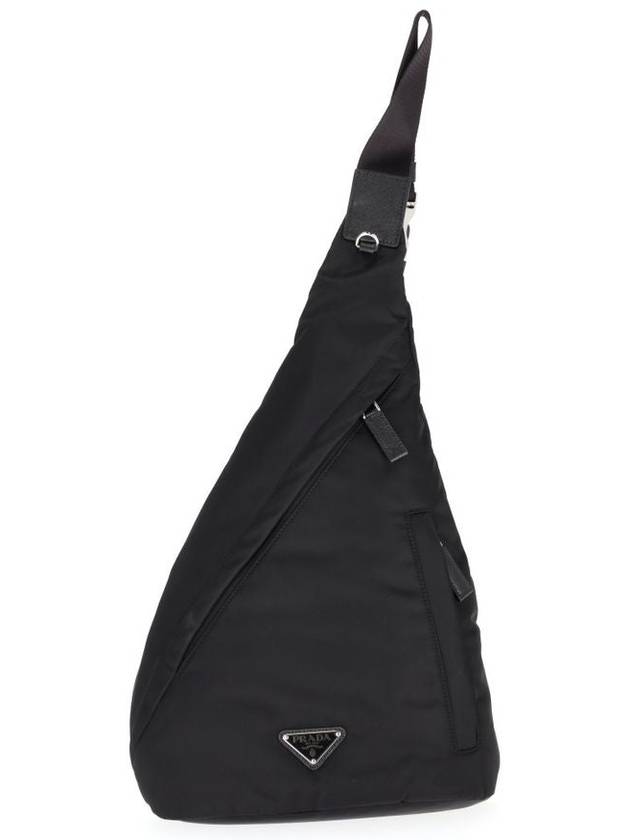 Re-Nylon Leather Backpack Black - PRADA - BALAAN 2