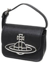 Linda Small Saffiano Tote Bag Black - VIVIENNE WESTWOOD - BALAAN 2