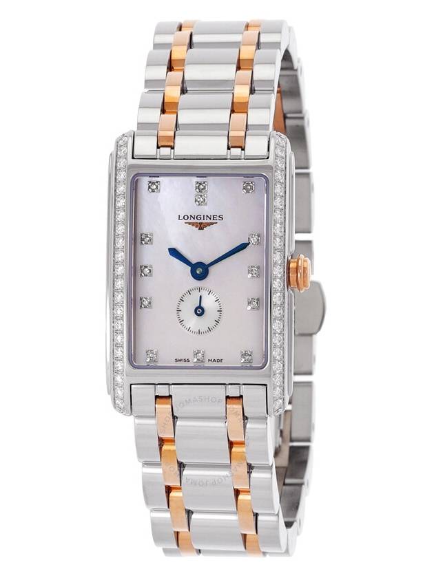 Longines DolceVita Quartz Diamond White Mother of Pearl Dial Ladies Watch L5.255.5.89.7 - LONGINES - BALAAN 1