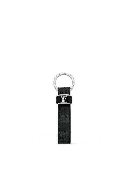 LV Dragonne Key Holder Black - LOUIS VUITTON - BALAAN 2