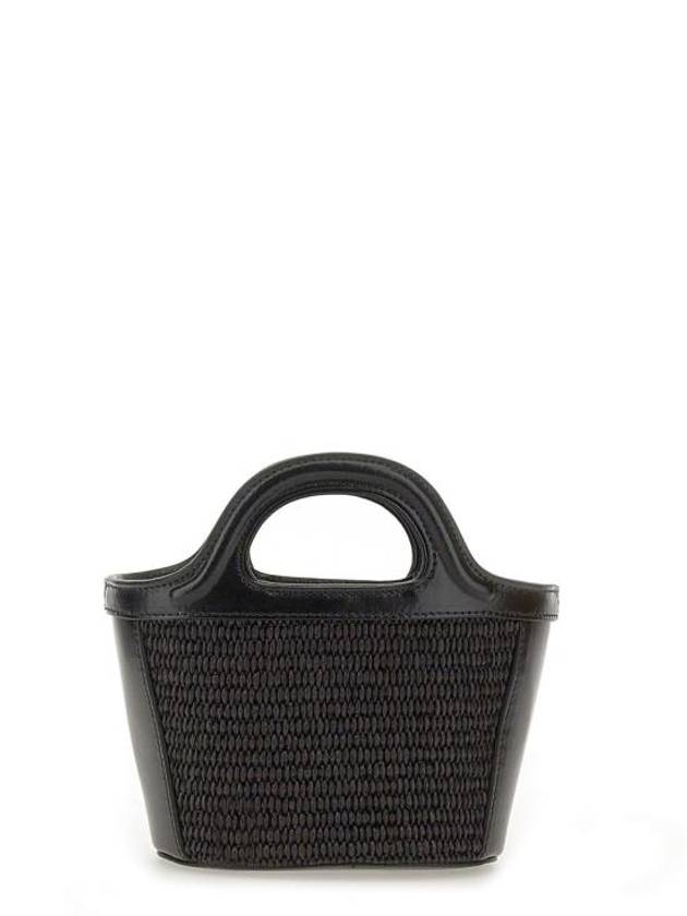 Rattan Micro Tropicalia Cross Bag Black - MARNI - BALAAN 5