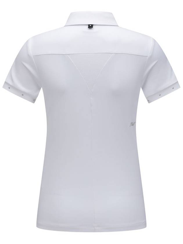 WOMEN BACK TRIANGULAR POINT SHORT T SHIRTWH - ANEWGOLF - BALAAN 2