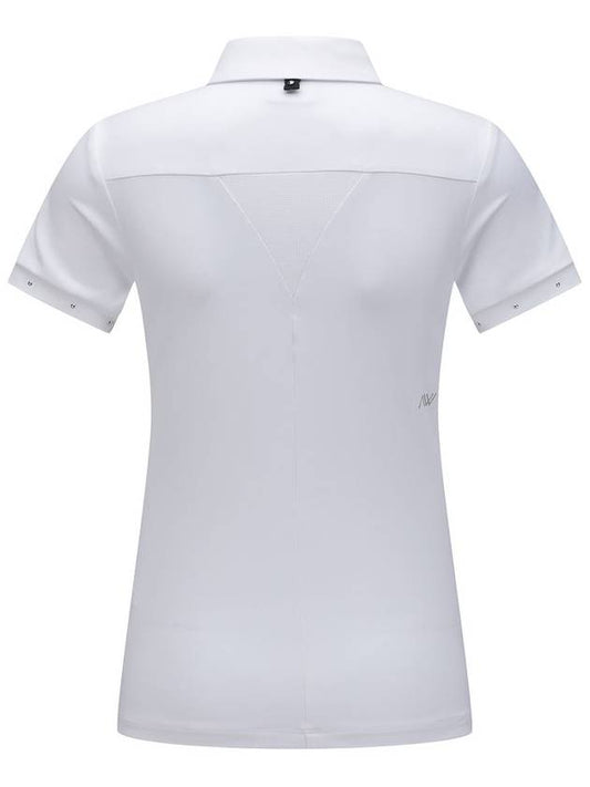 WOMEN BACK TRIANGULAR POINT SHORT T SHIRTWH - ANEWGOLF - BALAAN 2