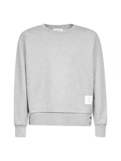 Center Back Stripe Crewneck Sweatshirt Light Grey - THOM BROWNE - BALAAN 2