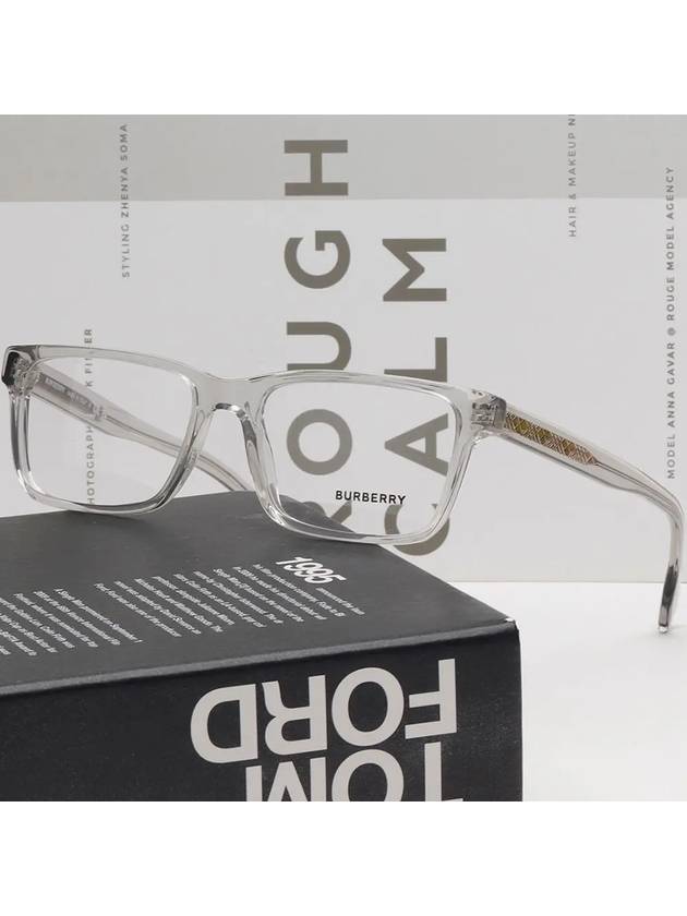 Eyewear Square Eyeglasses Grey - BURBERRY - BALAAN 3