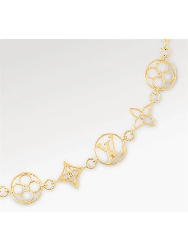 LV Lace Necklace Gold - LOUIS VUITTON - BALAAN 3