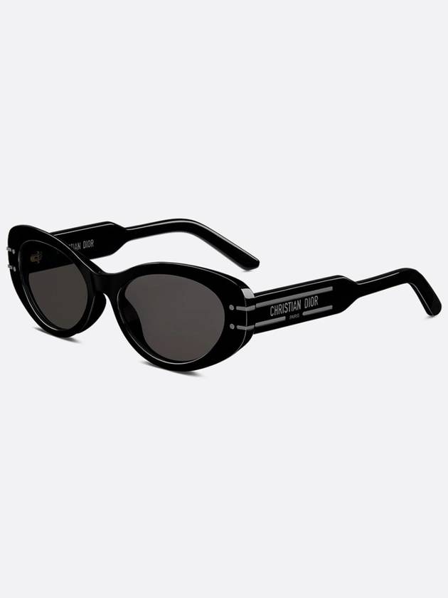 Eyewear Logo Signature B8U Sunglasses Black - DIOR - BALAAN 3