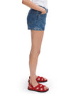 Women s Claire Denim Shorts Blue - A.P.C. - BALAAN 5