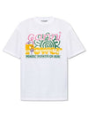 Relaxed Power of Sun Cotton Short Sleeve T-Shirt White B0481010388 - GANNI - BALAAN 2