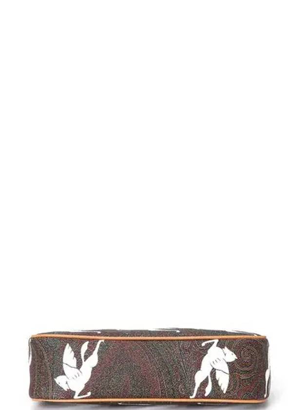 Stampa Pegasus Shoulder Bag Brown White - ETRO - BALAAN 5