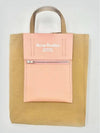 Logo Canvas Baker Out Medium Tote Bag Pink Beige - ACNE STUDIOS - BALAAN 4