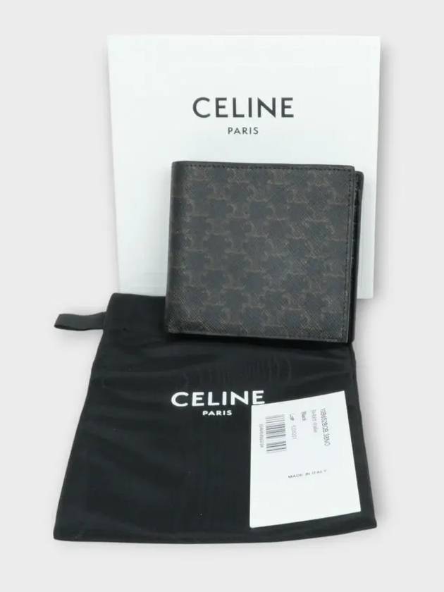 Logo Triomphe Bilford Half Wallet Black - CELINE - BALAAN 6