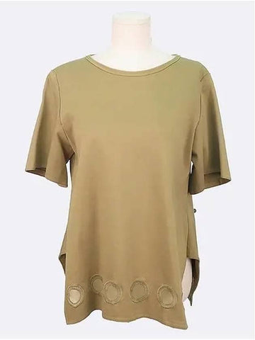 Collection khaki color women s short sleeves - LANVIN - BALAAN 1