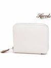 National Delivery Immediate Silkin Compact Half Wallet Appsong Grease Pale Rubys H084537CK - HERMES - BALAAN 1