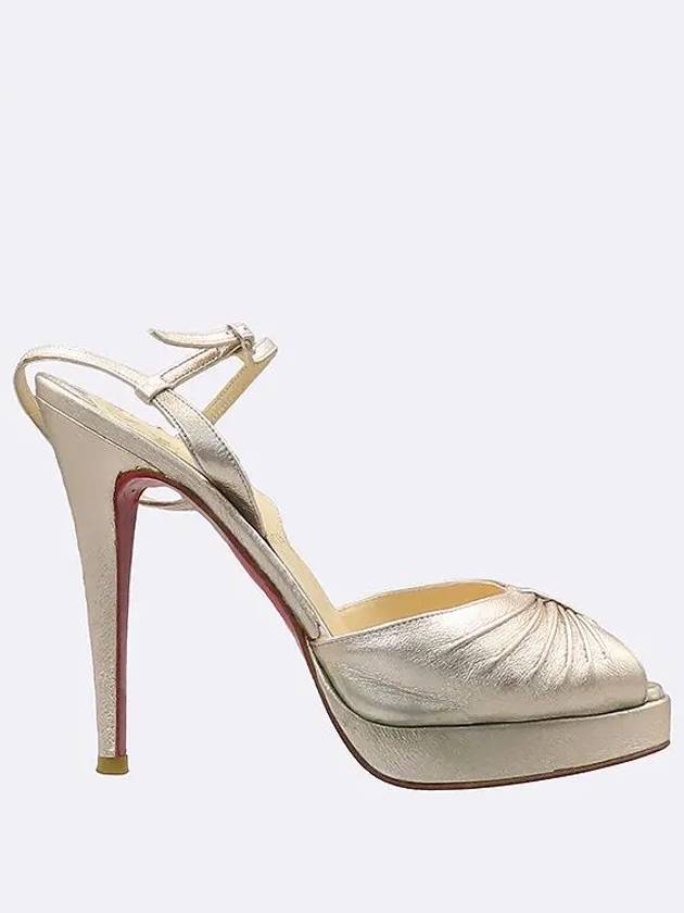 Gold color leather women s shoes 35 - CHRISTIAN LOUBOUTIN - BALAAN 4