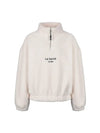 Poppy back mink half zip-up sweatshirt MW3WE481 - P_LABEL - BALAAN 2