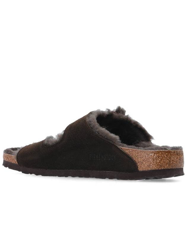 Arizona Shearling Medium Sandals Mocha - BIRKENSTOCK - BALAAN 6