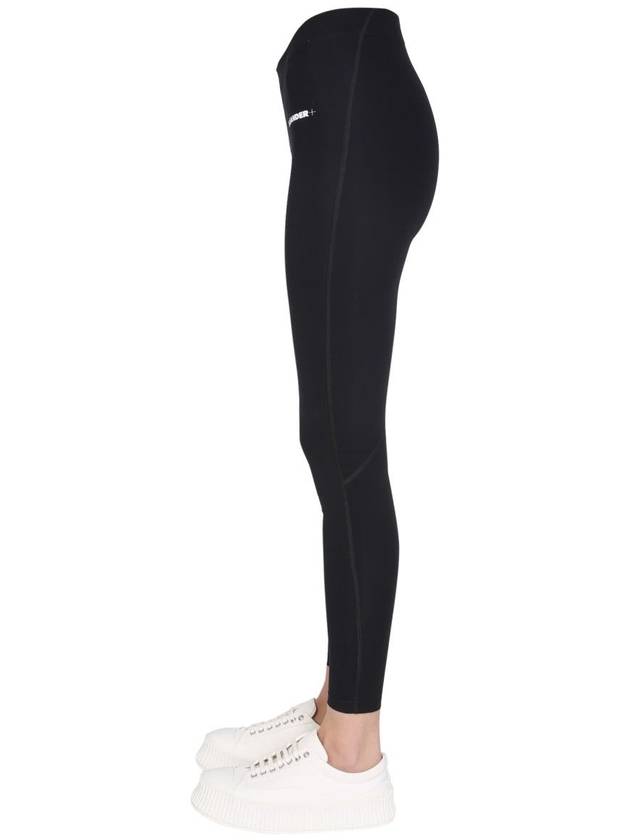 Women's Plus Logo Leggings Black - JIL SANDER - BALAAN 4