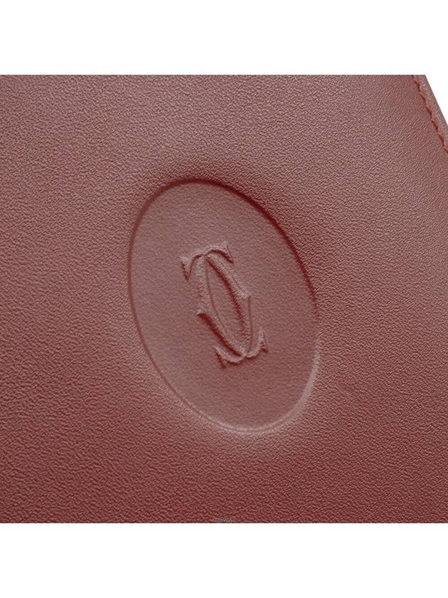 Burgundy Calfskin Must International Gusset Long Wallet L3001360 - CARTIER - BALAAN 6