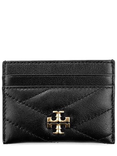 Kira Chevron Logo Card Wallet Black - TORY BURCH - BALAAN 2