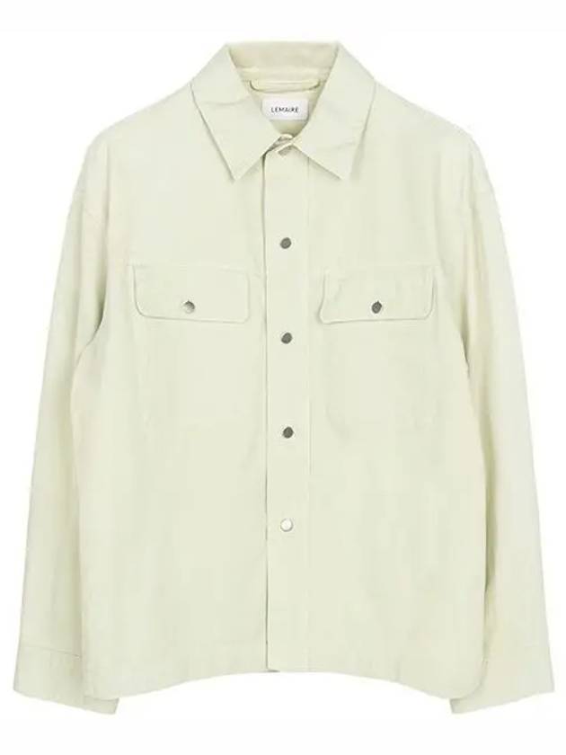 Trucker Overshirt Jacket Light Sage - LEMAIRE - BALAAN 2