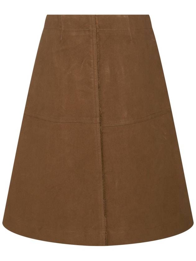 Burberry Brown Cotton Skirt - BURBERRY - BALAAN 2