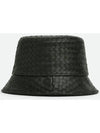 Intrecciato Leather Bucket Hat Brown - BOTTEGA VENETA - BALAAN 2