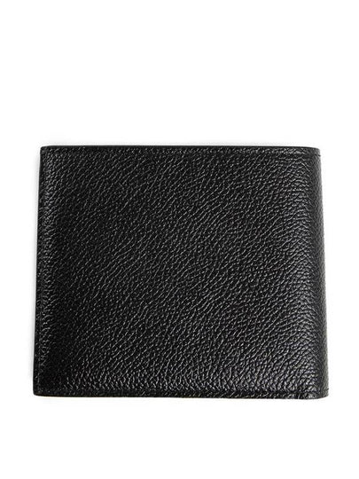 Logo Print Leather Half Wallet Black - BALENCIAGA - BALAAN 2