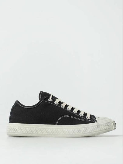 Canvas Low Top Sneakers Black - ACNE STUDIOS - BALAAN 2