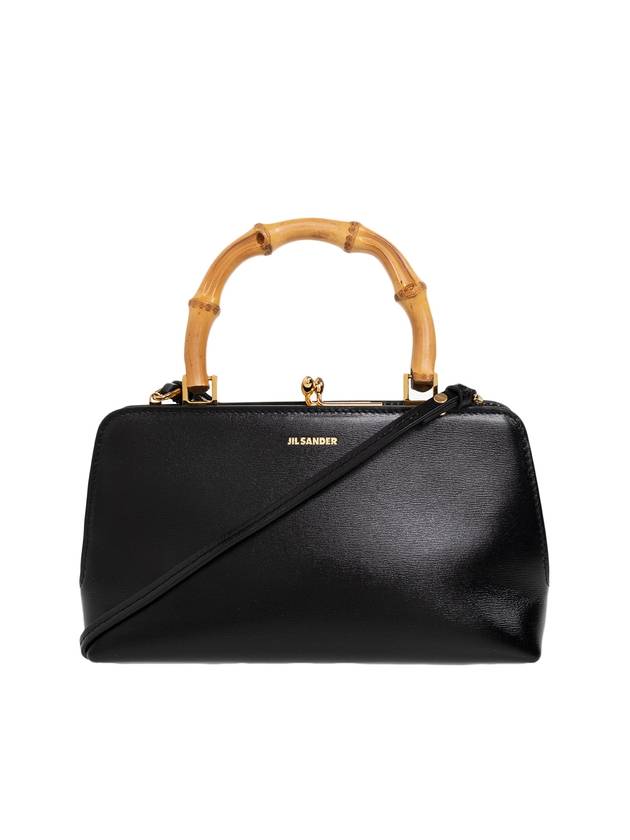 Goji Bamboo Mini Tote Bag Black - JIL SANDER - BALAAN 1