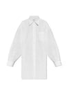 Oversized Long Sleeve Shirt Optical White - MAISON MARGIELA - BALAAN 2