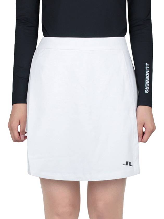 Women's Scarlet Skirt White - J.LINDEBERG - BALAAN 1